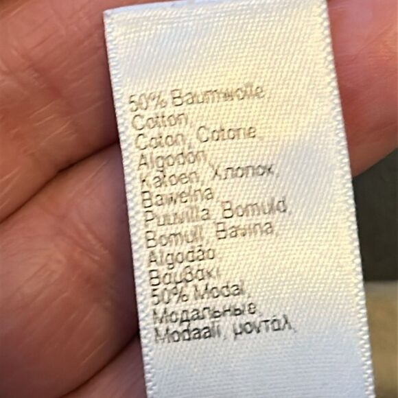 Hanro Laura Long White Navy Striped Tank Dress Size XS - Picture 5 of 8